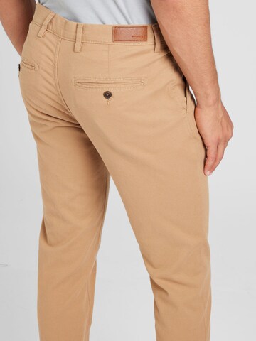 JACK & JONES Slimfit Hose 'JPSTMarco JJFury' in Braun