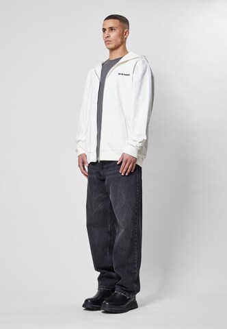 9N1M SENSE Zip-Up Hoodie in White