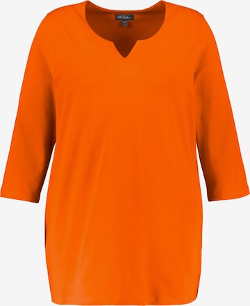 T-shirt Ulla Popken en orange : devant