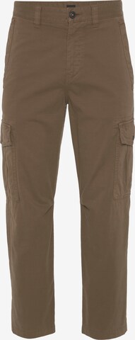 BOSS Regular Cargo Pants 'Sisla-5' in Green: front