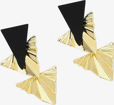 SOHI Naušnice ' Sayna ' u zlatna / crna, Pregled proizvoda