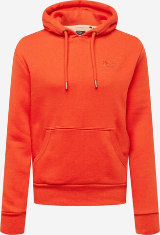 Superdry Sweatshirt in Oranje: voorkant