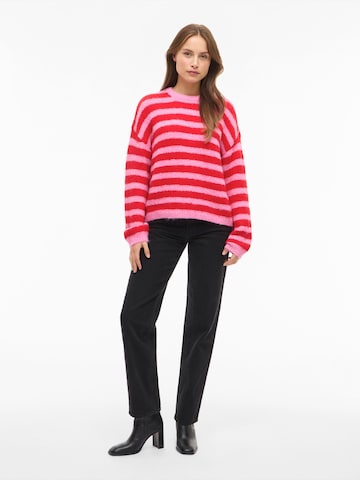 VILA Sweater 'VIMARLEY' in Pink