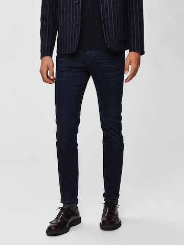 SELECTED - Slimfit Vaquero 'SLHLEON' en azul: frente