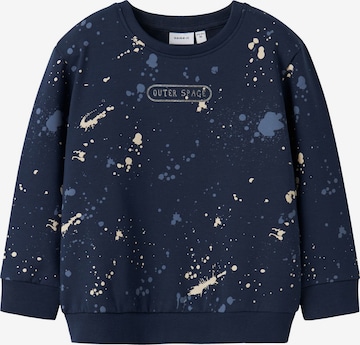 NAME IT - Sudadera en azul: frente