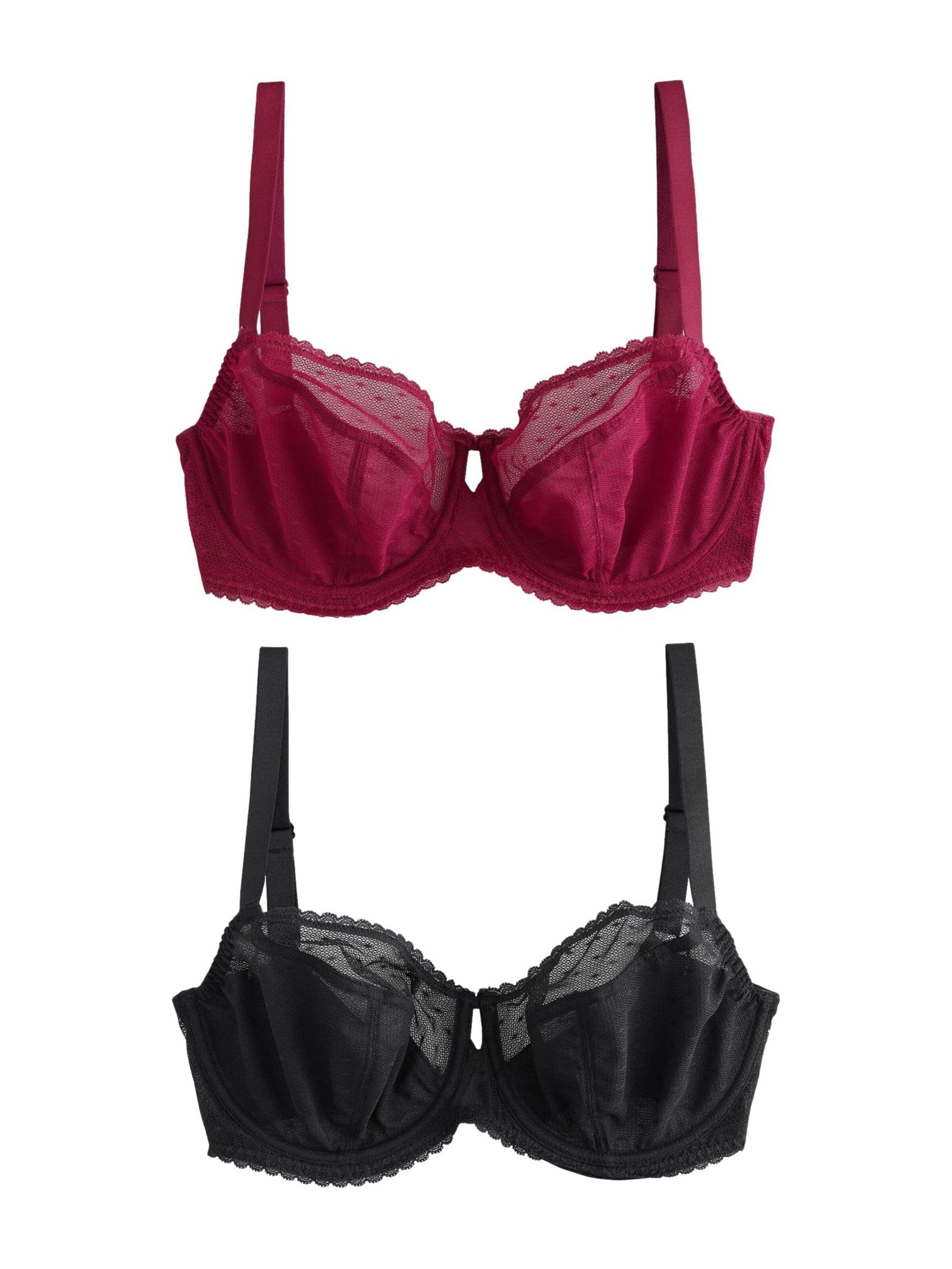 Next Balconette BH in Rood: voorkant