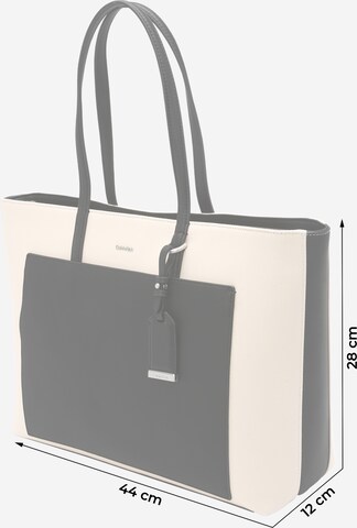 Calvin Klein Torba shopper w kolorze beżowy