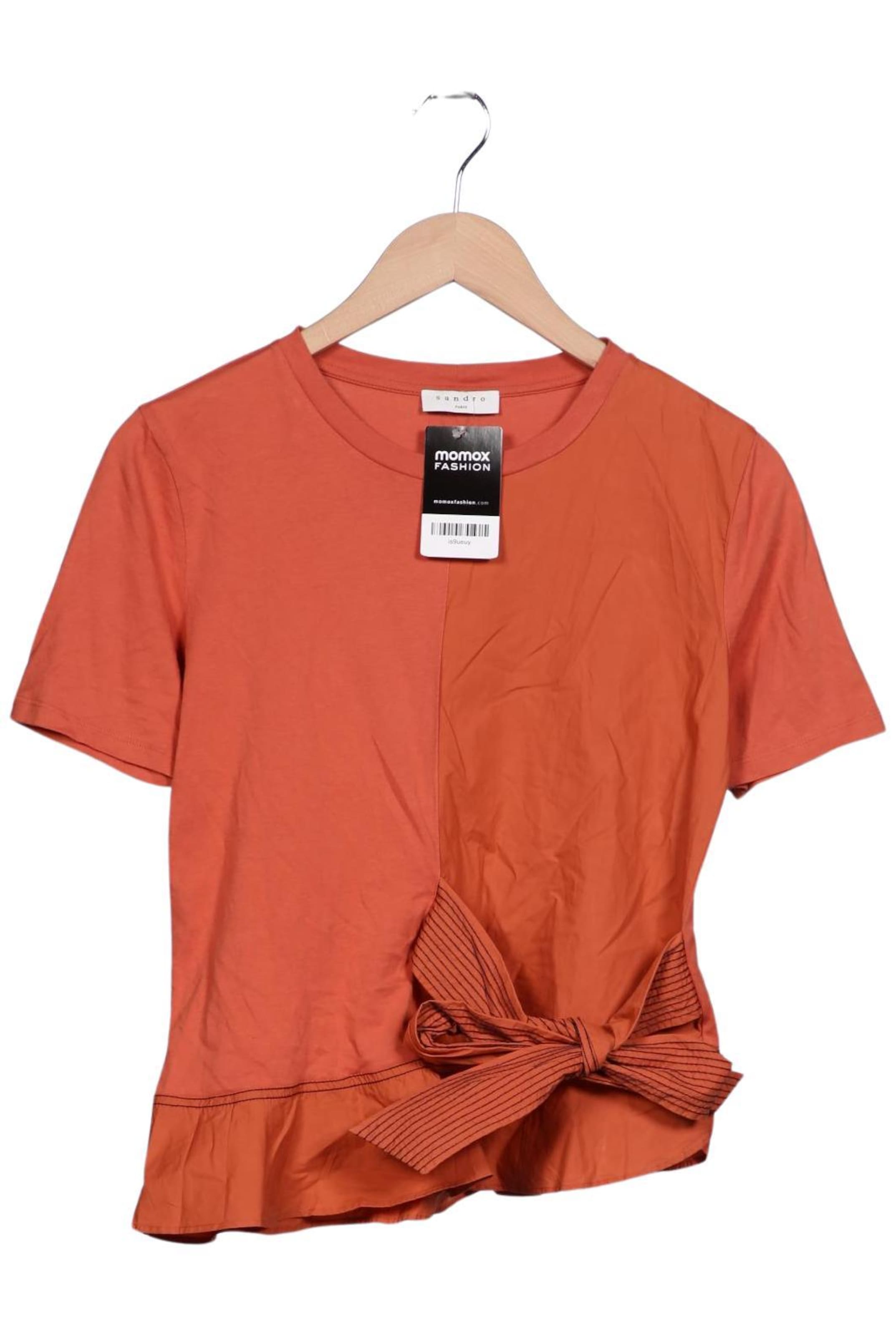 Sandro T-Shirt XS in Orange: Vorderseite