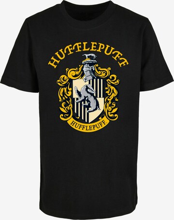 T-Shirt 'Harry Potter - Hufflepuff Crest' ABSOLUTE CULT en noir : devant