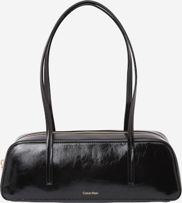 Calvin Klein Наплечная сумка в Черный: спереди
