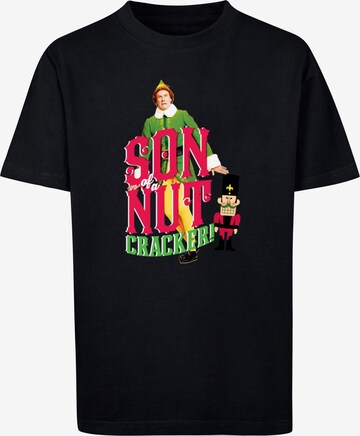 ABSOLUTE CULT Shirt 'Elf - Nutcracker' in Zwart: voorkant
