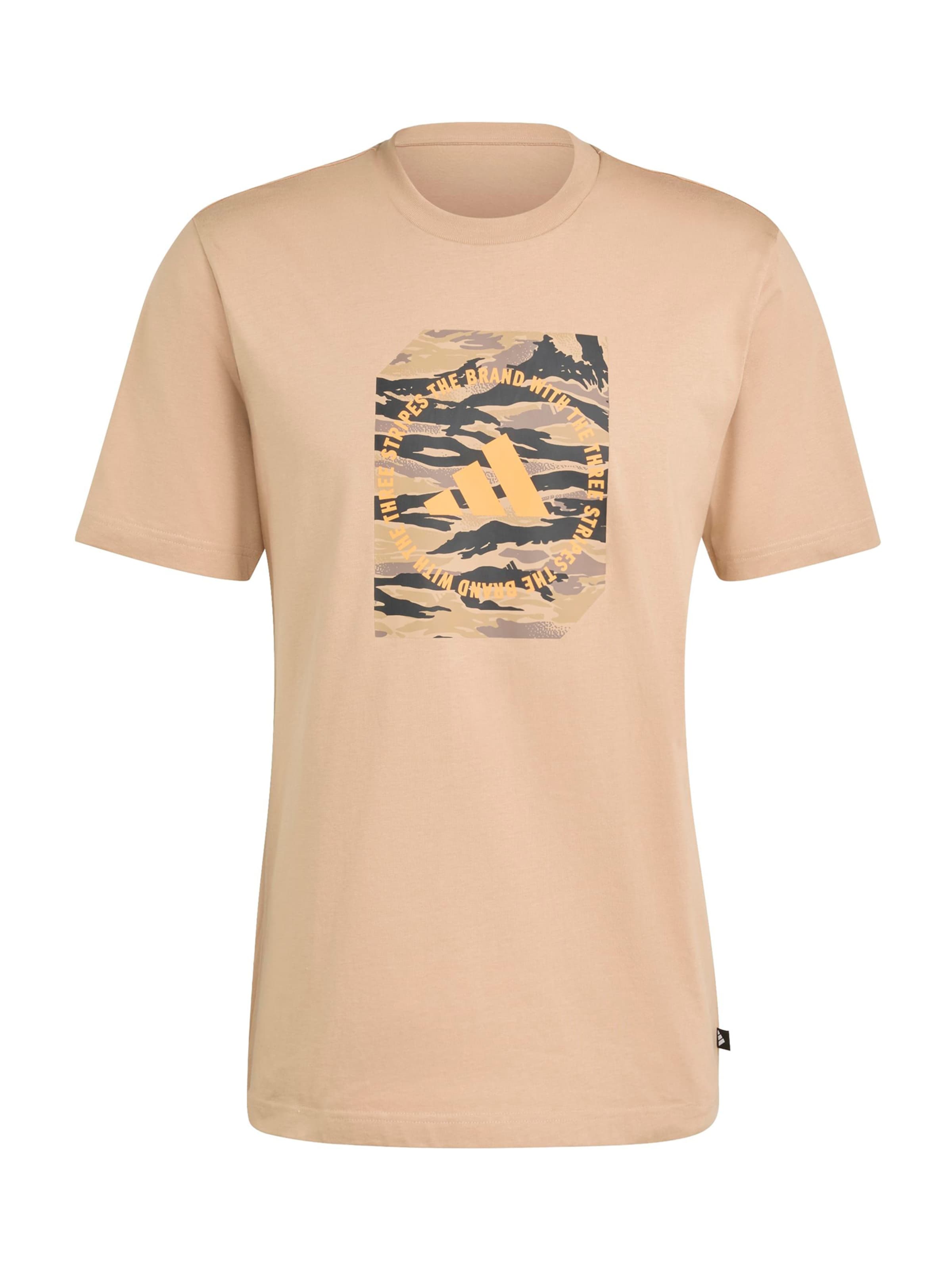 ADIDAS SPORTSWEAR Funkcionalna majica | pesek / rumena / siva / črna barva, Prikaz izdelka