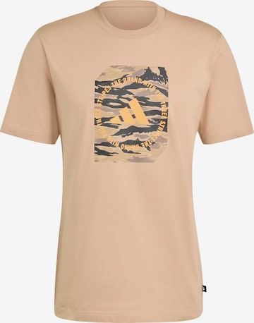 ADIDAS SPORTSWEAR Funkčné tričko - Béžová: predná strana