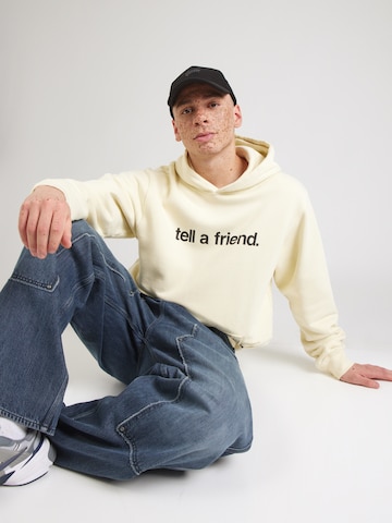 VANS Sweatshirt 'TAF' in Gelb: Vorderseite