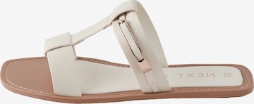 Mule Next en blanc : devant