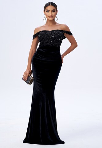 Moda Minx Abendkleid 'Sydney' in Schwarz: Vorderseite