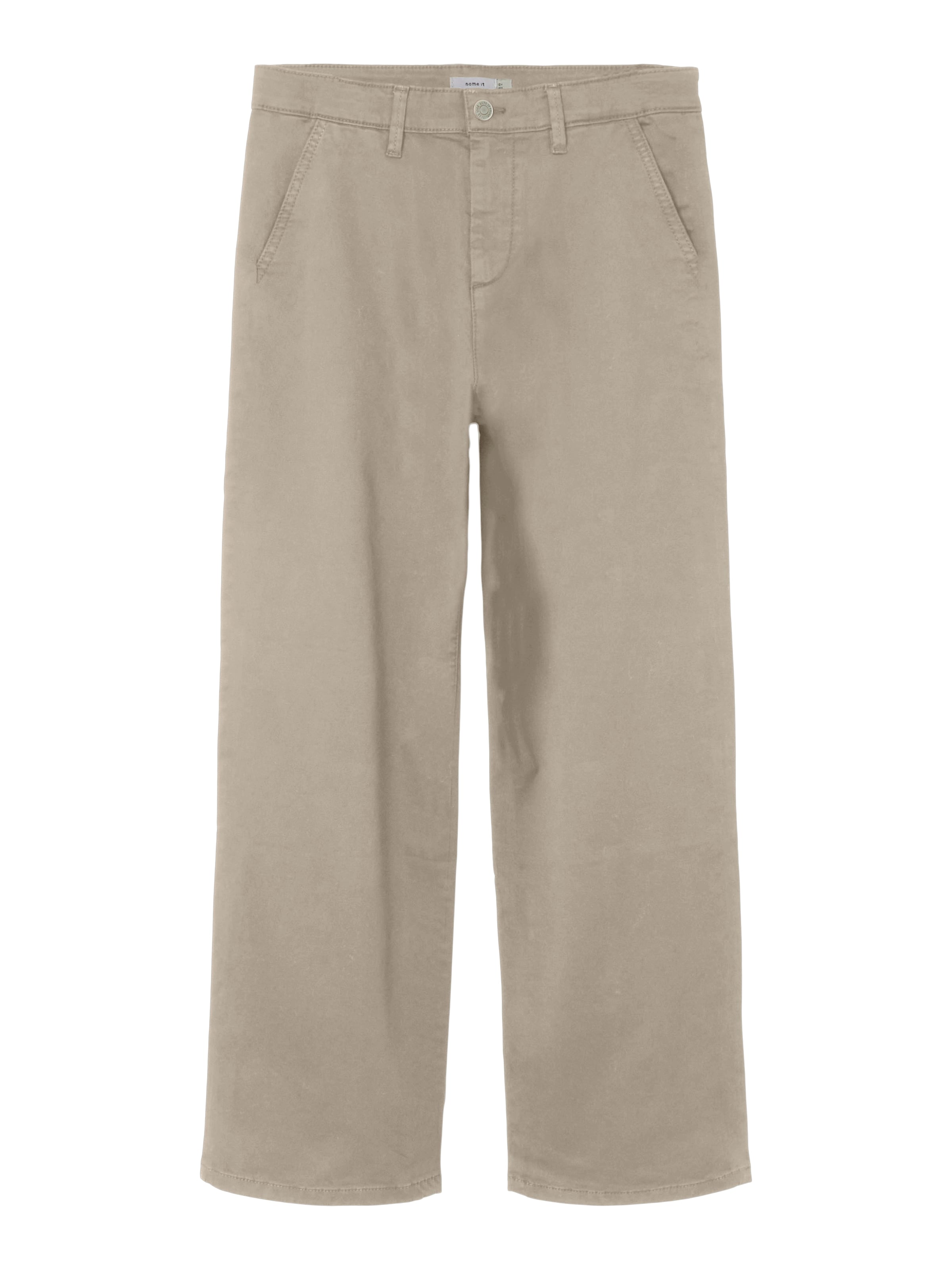 NAME IT - regular Pantalón 'MBEN' en beige: frente