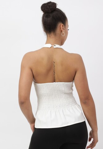 Elara Top in Beige