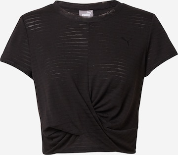 PUMA Sportshirt in Schwarz: predná strana