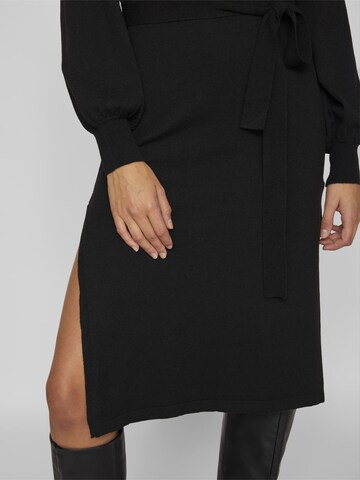 VILA Knit dress in Black
