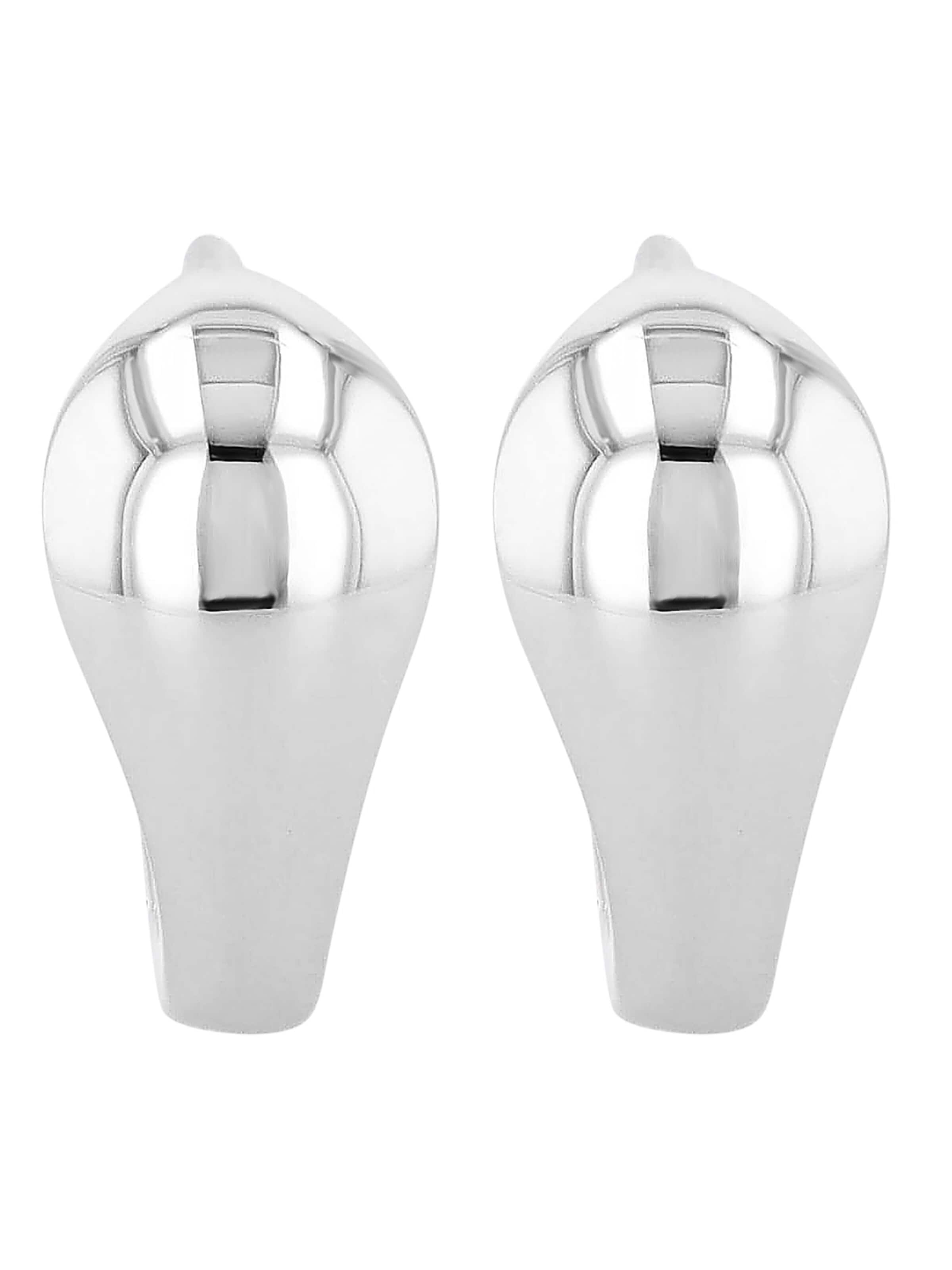 Akzent Earrings '"Nadya" aus 925 Sterlingsilber, rhodiniert, langlebig' in Silver: front
