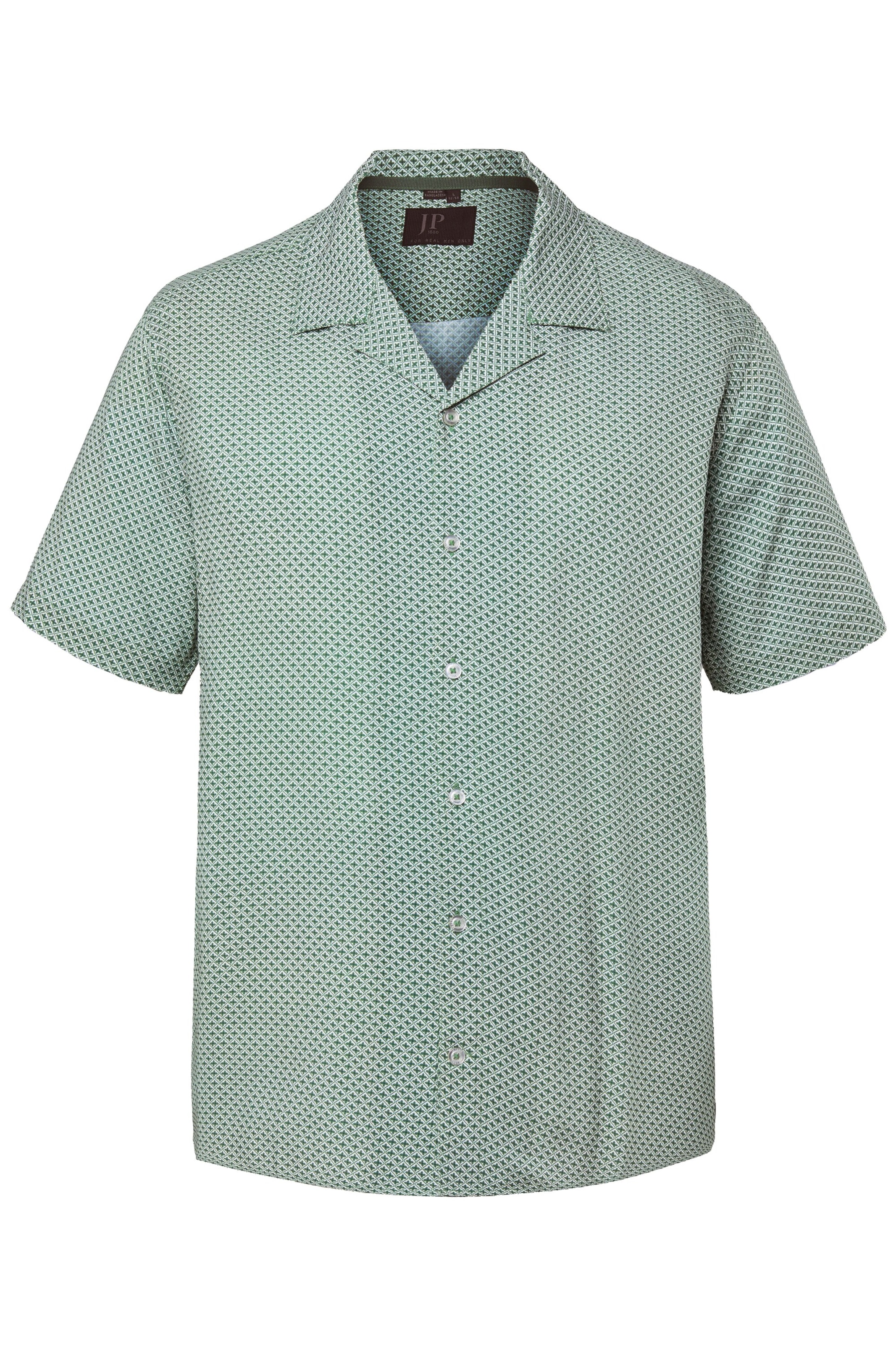 JP1880 Regular Fit Hemd in Grün: Vorderseite