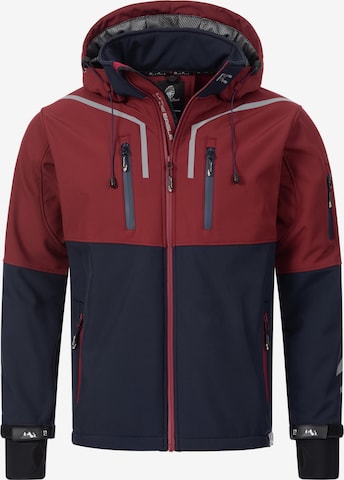 Rock Creek Outdoorjacke in Rot: predná strana