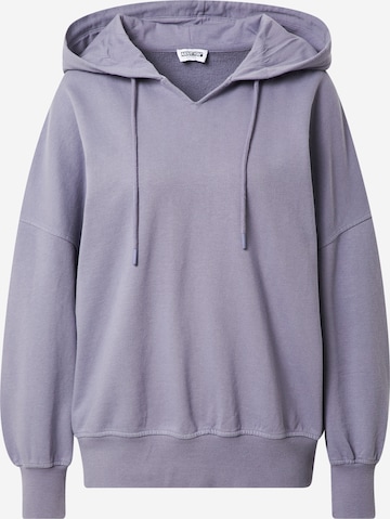 ABOUT YOU Limited Sweatshirt 'Mia' by Mimoza (GOTS) in Blau: predná strana