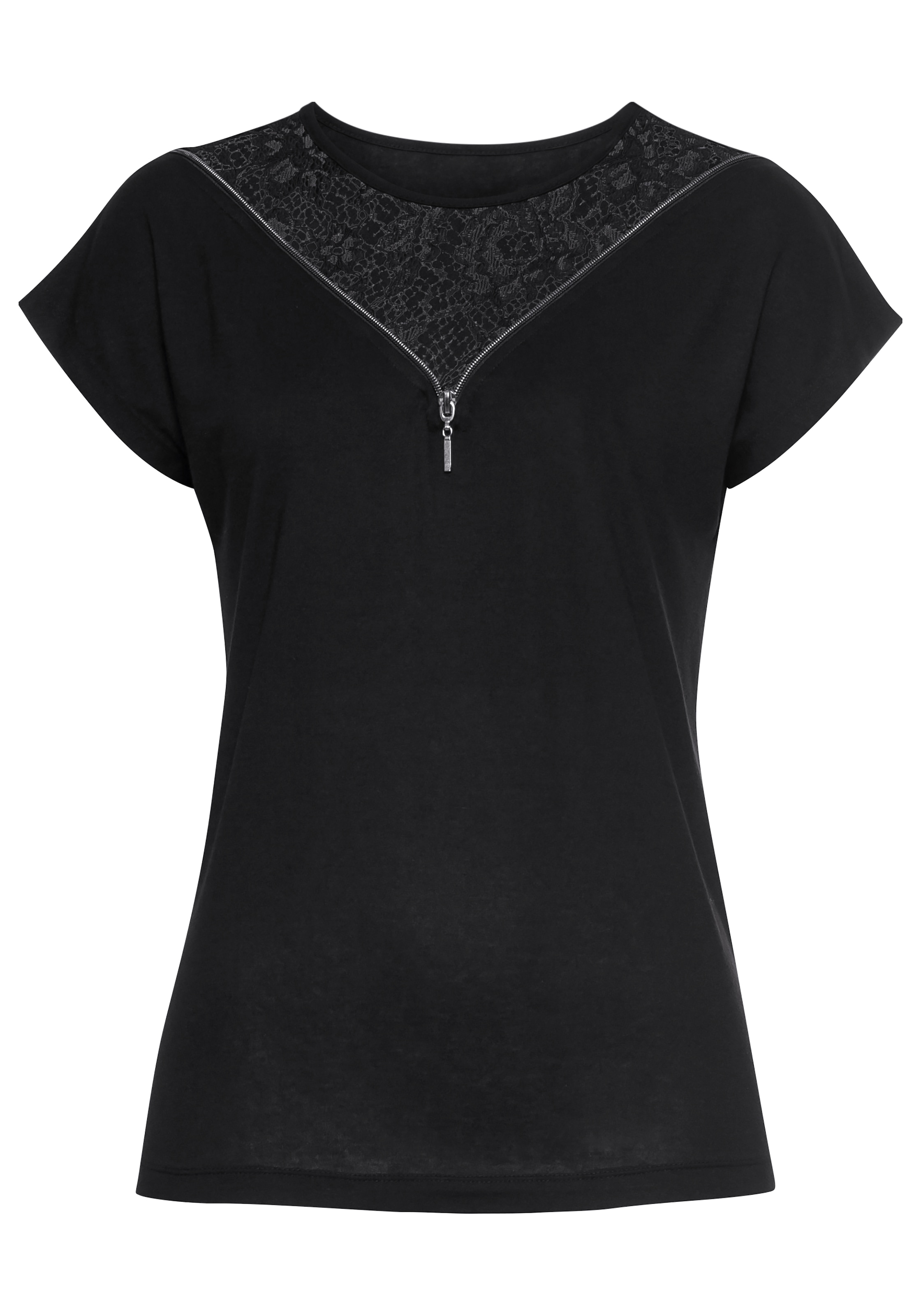 MELROSE Shirt in Schwarz