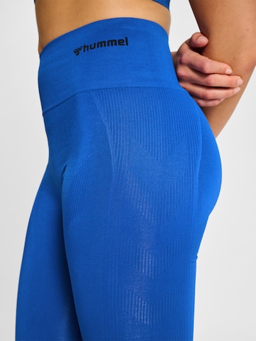 Hummel Skinny Sports trousers 'Tif' in Blue