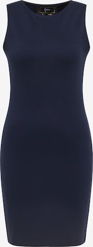 faina Dress in Blue: front