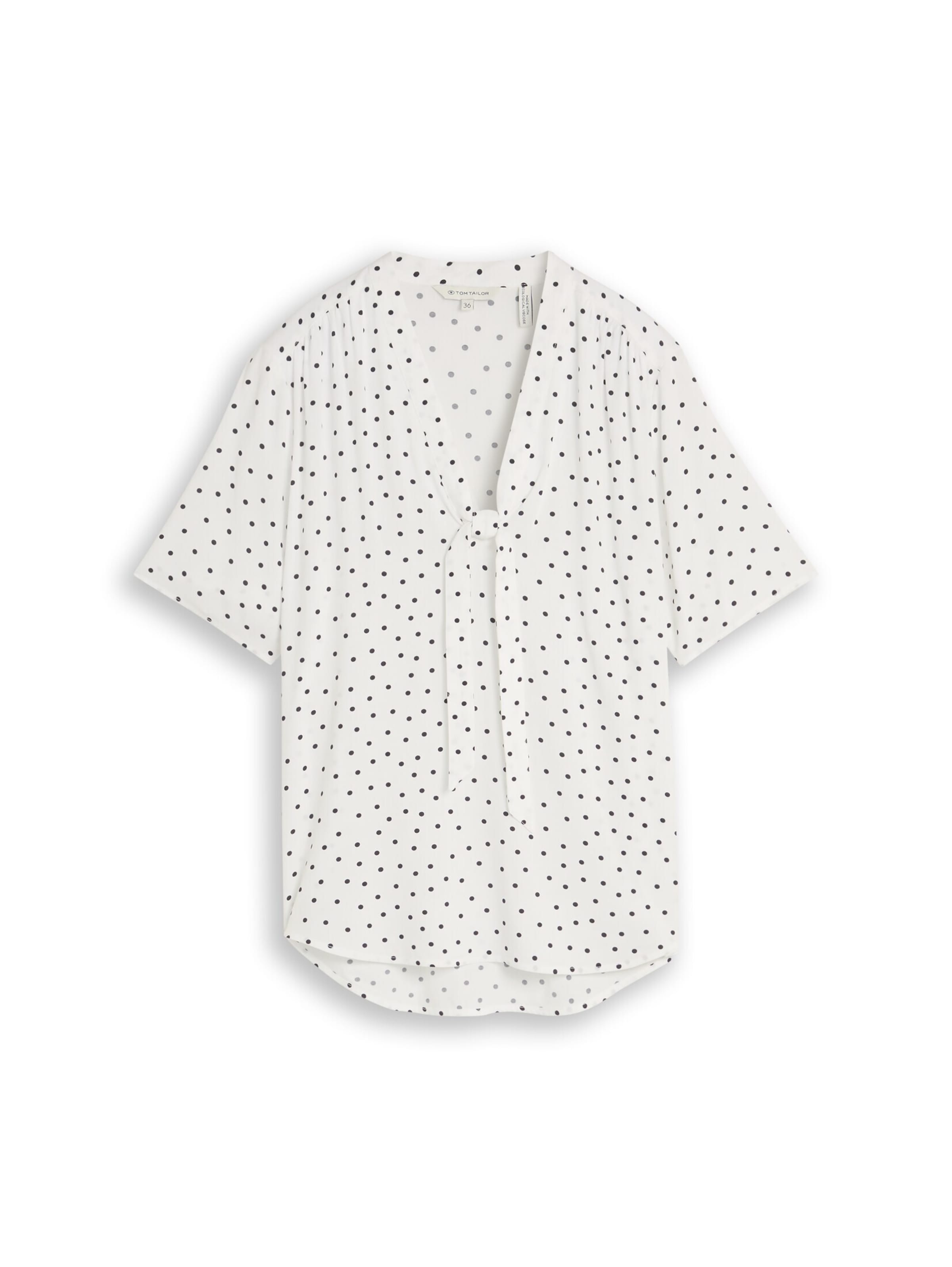 Chemisier TOM TAILOR en blanc : devant