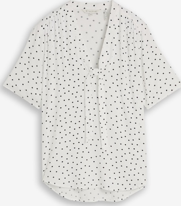 Chemisier TOM TAILOR en blanc : devant