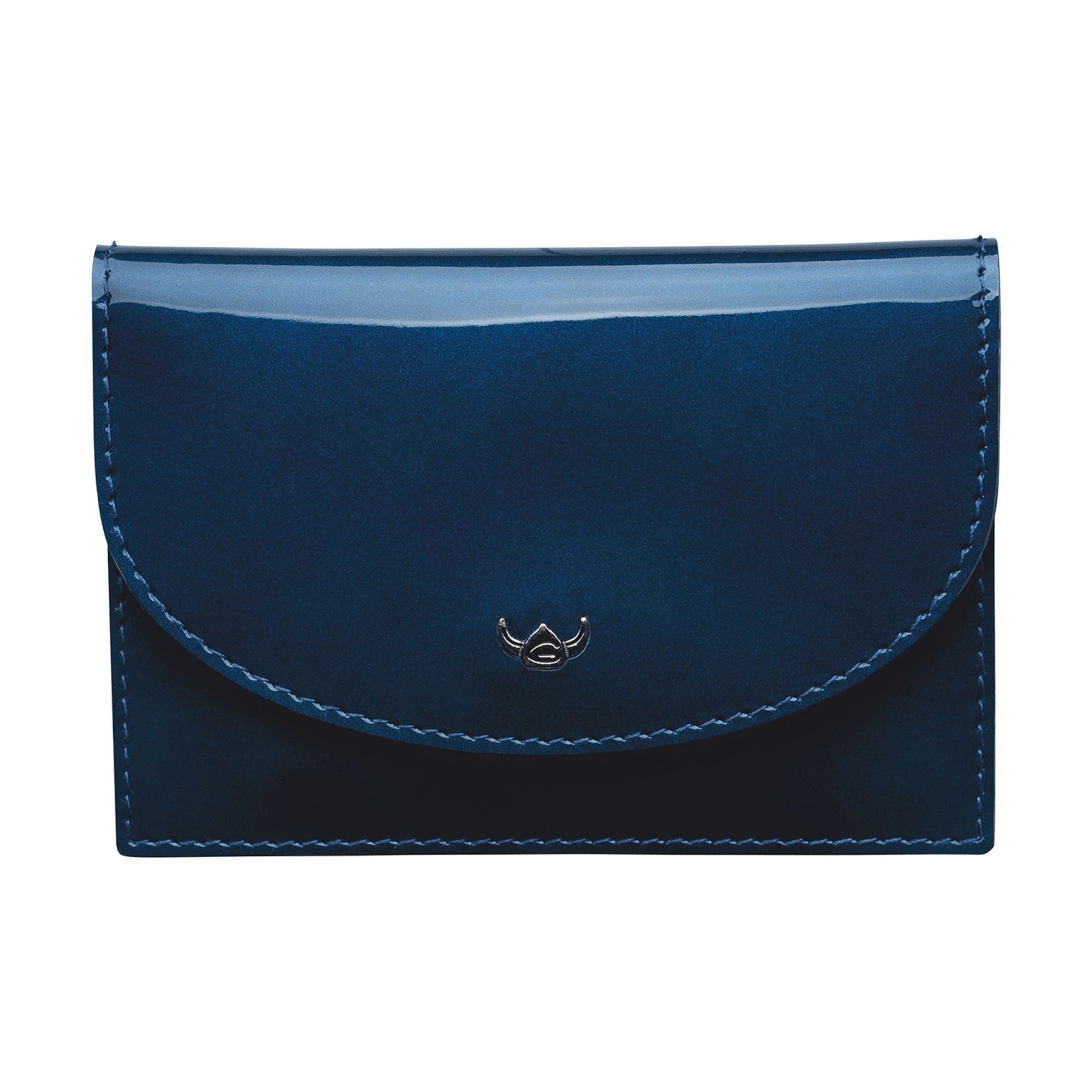 Portamonete 'Carrara' di GOLDEN HEAD in blu: frontale