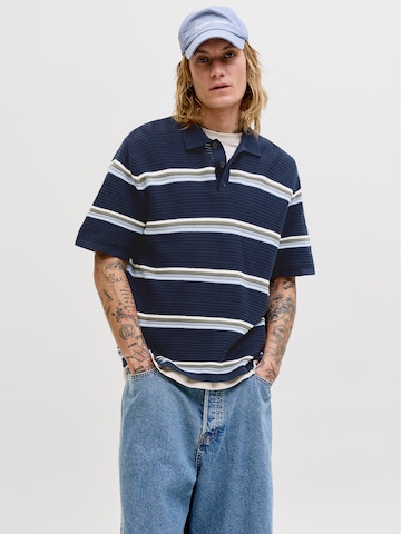 Pulover 'JORMAINE' de la JACK & JONES pe albastru: față