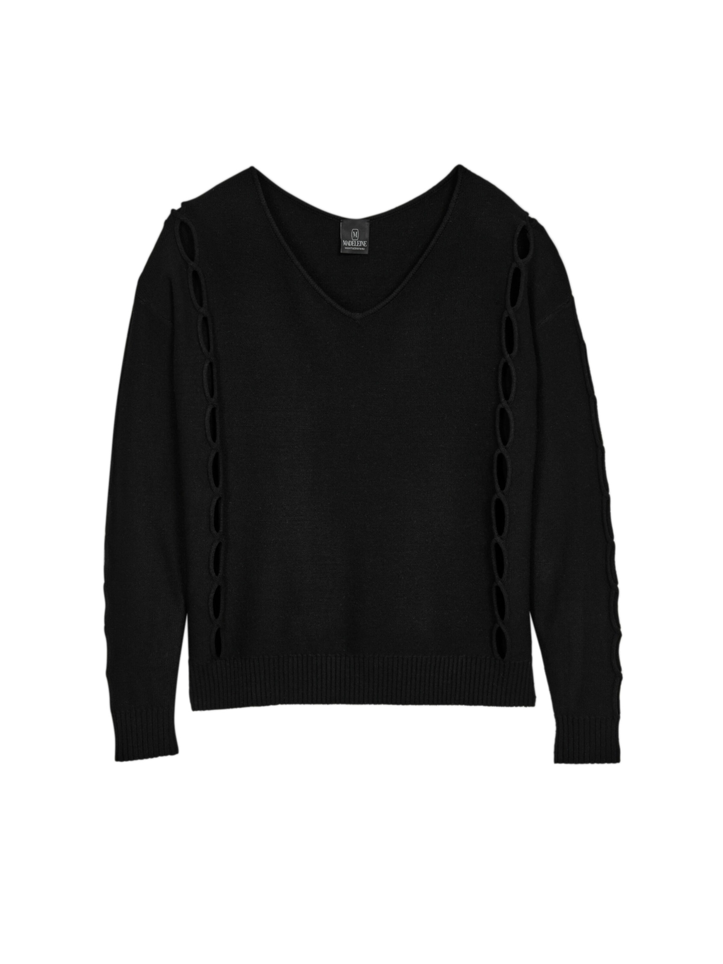 MADELEINE Trui in Zwart: voorkant