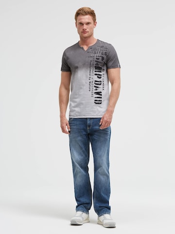 CAMP DAVID - Camiseta en gris
