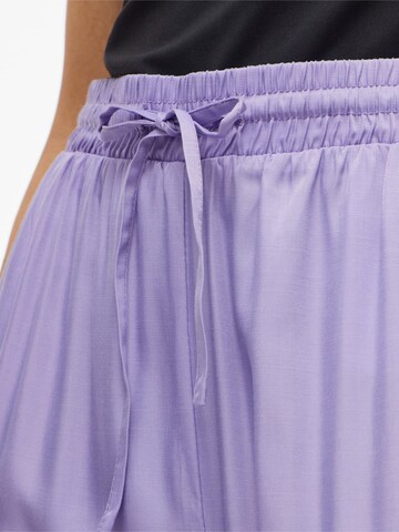 VILA Baggy Trousers 'bolis' in Purple