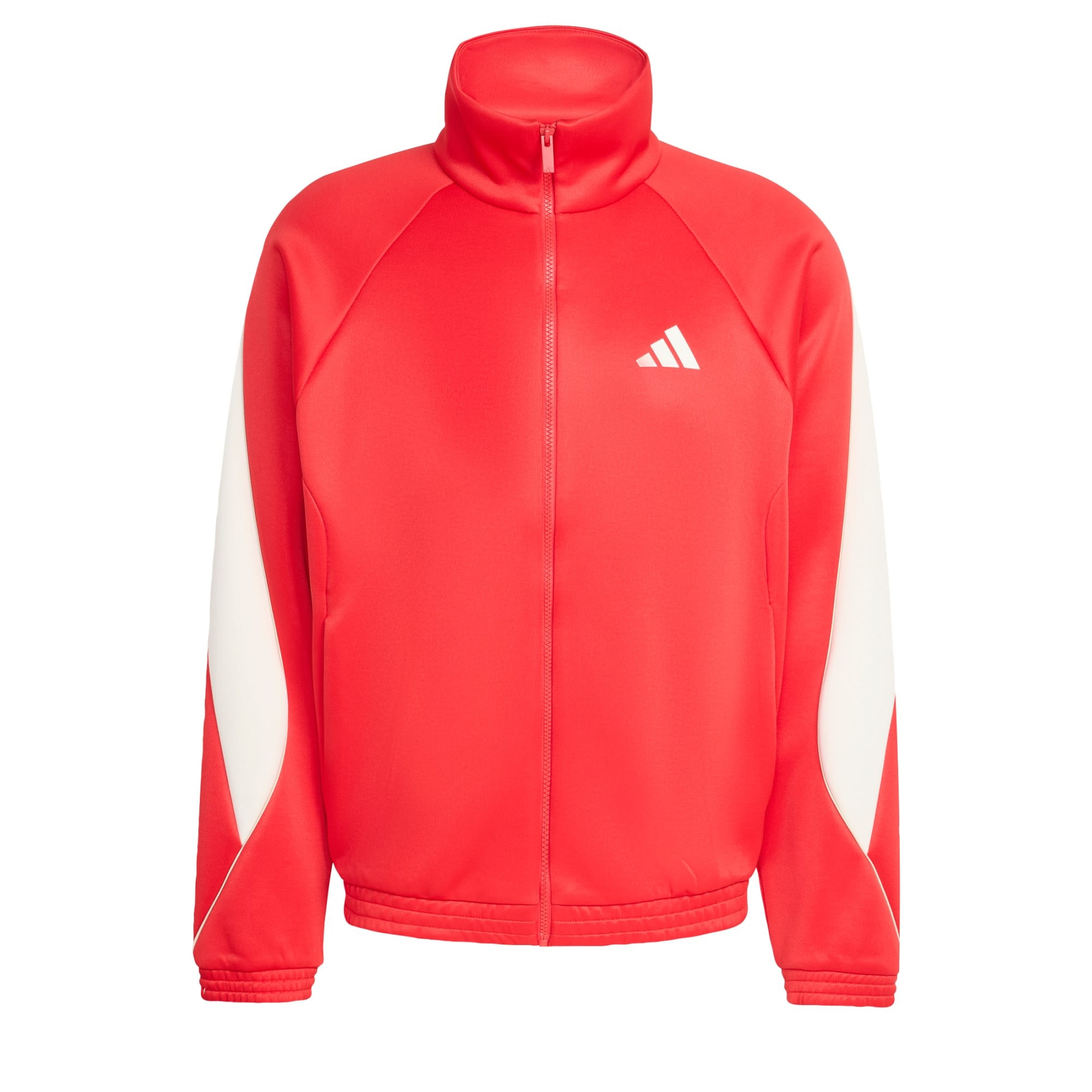 ADIDAS SPORTSWEAR - Sudadera con cremallera deportiva 'Stadium' en rojo: frente