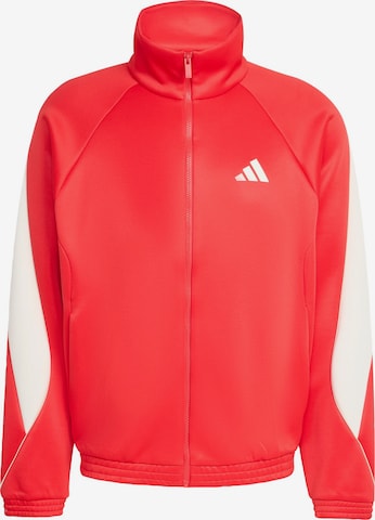 ADIDAS SPORTSWEAR Sports sweat jacket in Red: front