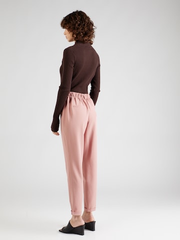 rožinė VERO MODA Standartinis „Chino“ stiliaus kelnės 'NAYA'