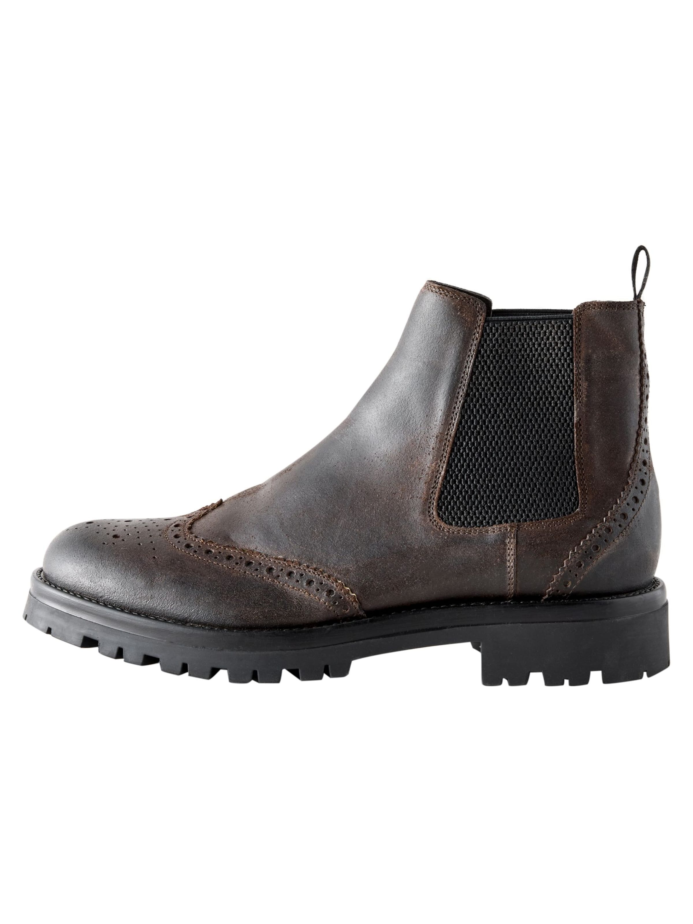 Next - Botas chelsea em castanho: frente