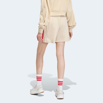 ADIDAS SPORTSWEAR Loose fit Workout Pants in Beige