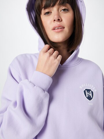 HOLLISTER Sweatshirt in Purple