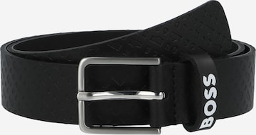 BOSS Kidswear Gürtel in Schwarz: Vorderseite