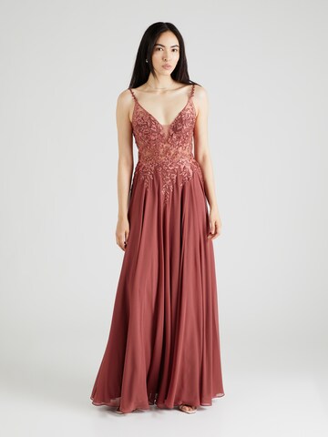 MAGIC NIGHTS Evening Dress in Red: front