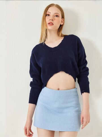 Pull-over Bianco Lucci en bleu