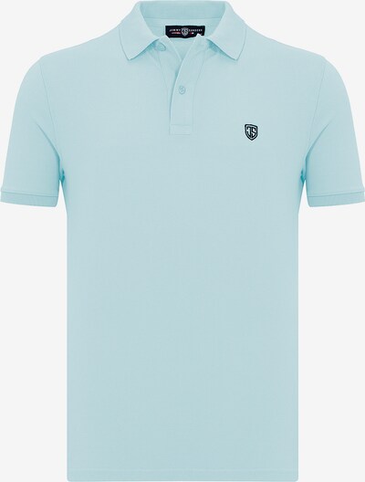 Jimmy Sanders Kurzarm Shirt mit Polokragen in hellblau, Produktansicht