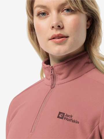 JACK WOLFSKIN Sportpullover 'Taunus' in Pink