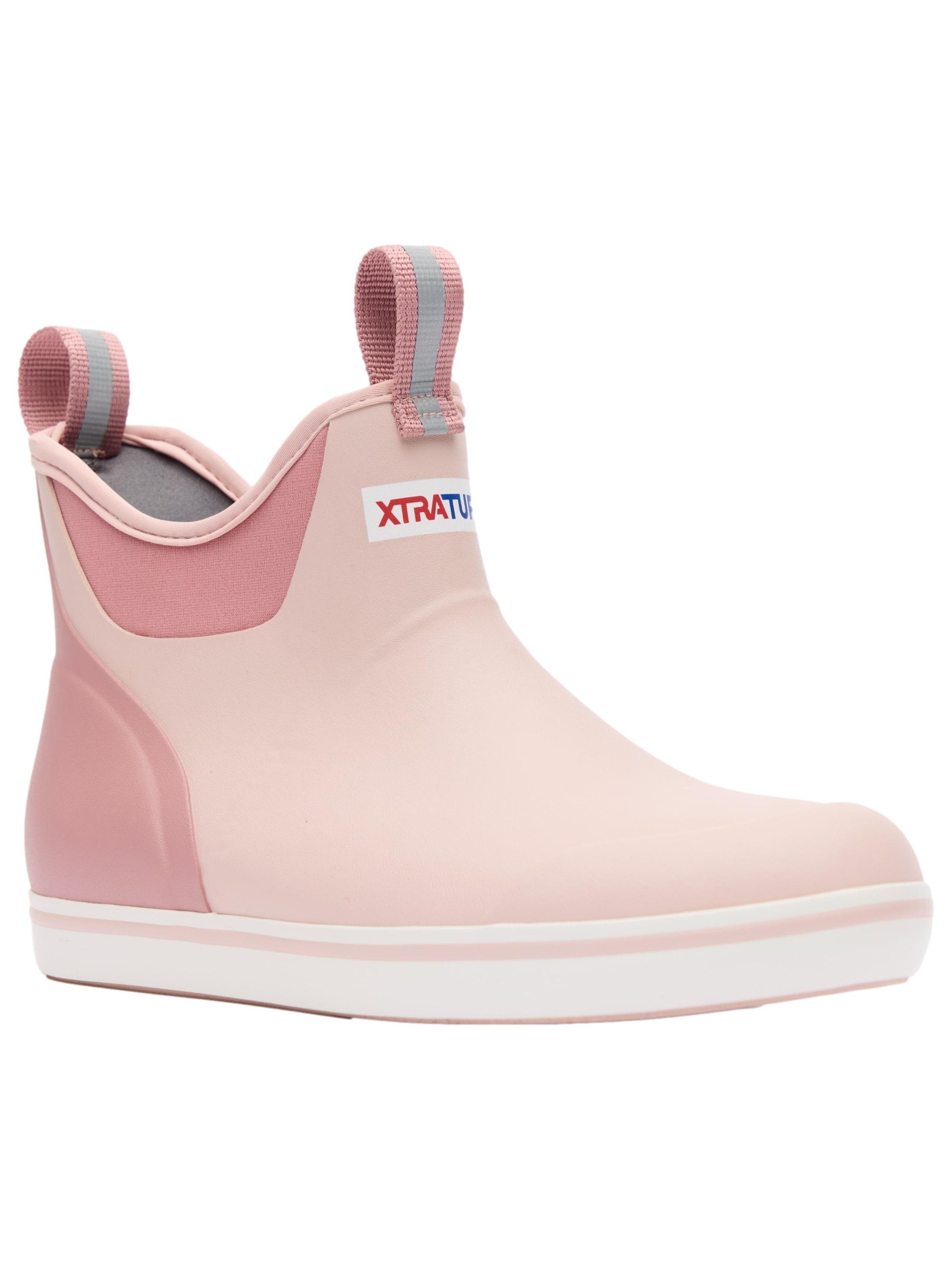 XtraTuf Rubber Boots 'Womens Ankle Deck Boot' in Pink